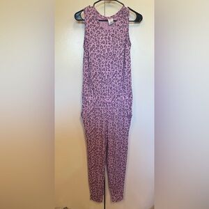 GAP purple leopard romper - comfy.  Halloween costume.  Spirit days school. New!